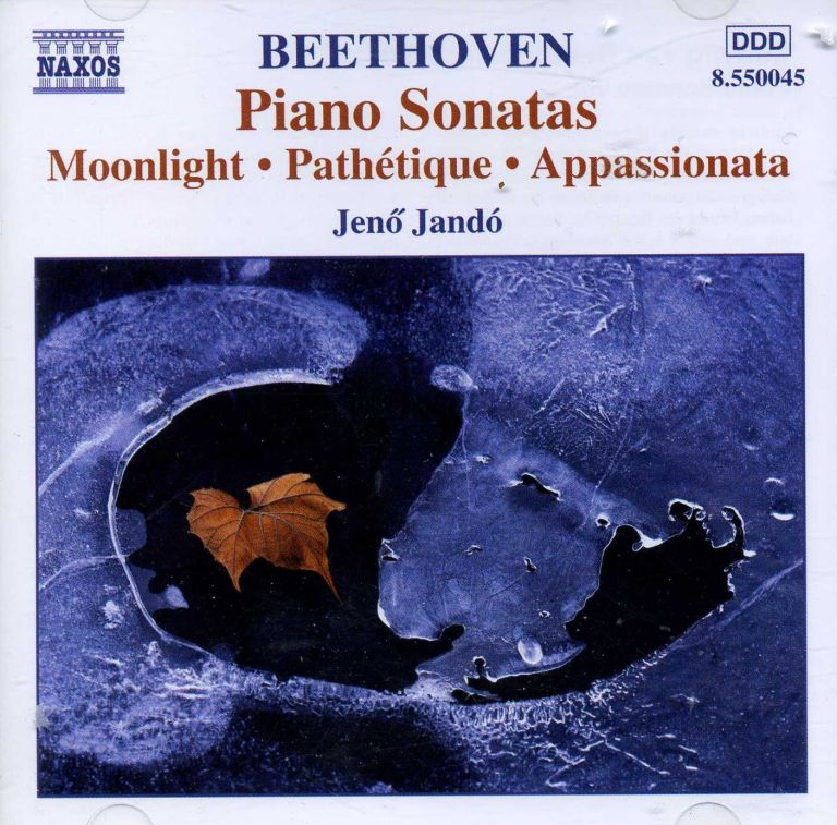 Beethoven Piano Sonatas -  Pathetique   Moonlight   Appassionata  - Jeno Jando_front